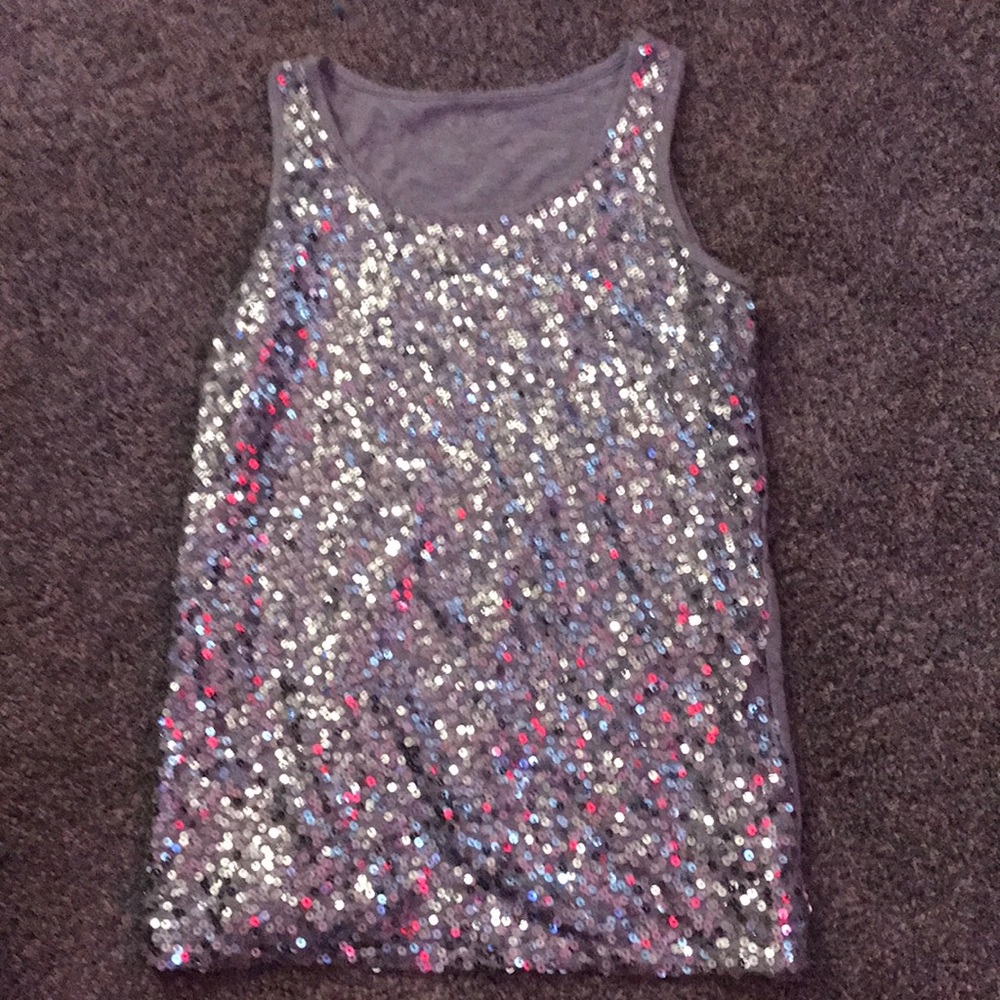 Sparkly tank top